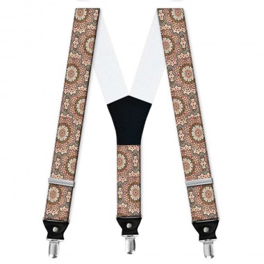 Bretele barbati personalizate, motive traditionale, floral abstract